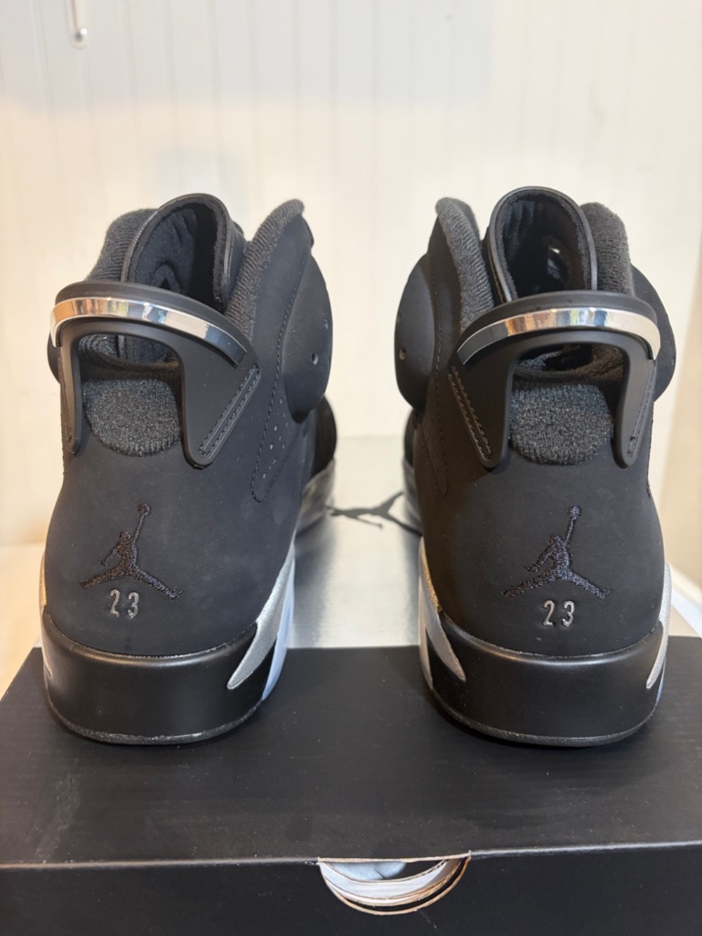 Jordan 6 Retro (Chrome) Black and Silver. BNIB. 2024 release DX2836-001 - Picture 4 of 10